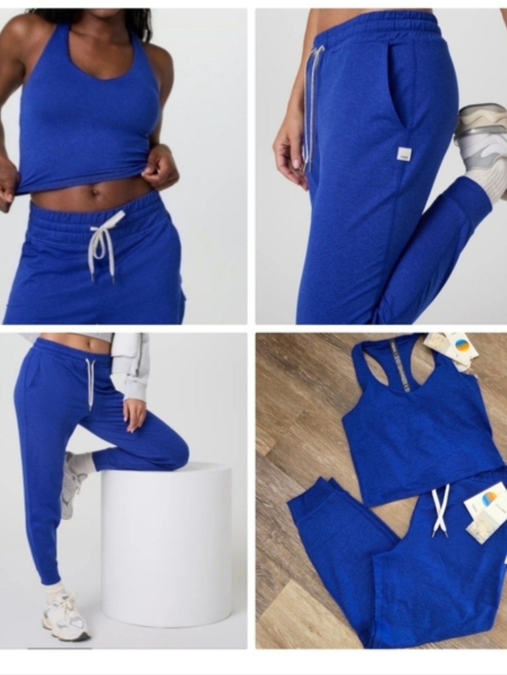 Vuori Halo Performance Crop Top & Jogger Set NWT Copenhagen HTF PRICE FIRM